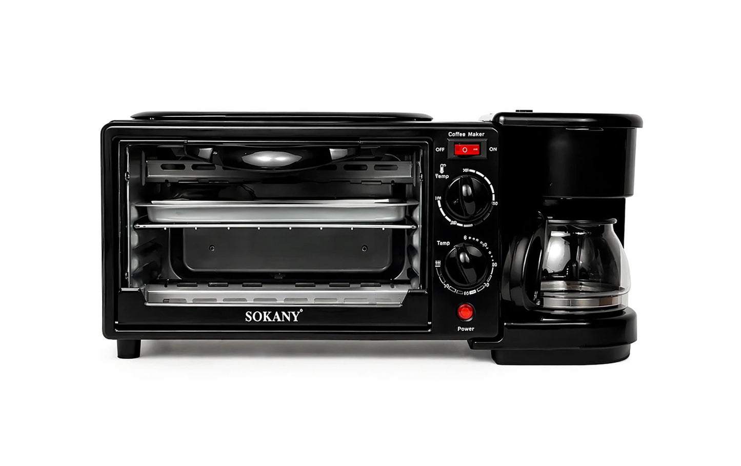 Horno Eléctrico Sokany 3 en 1